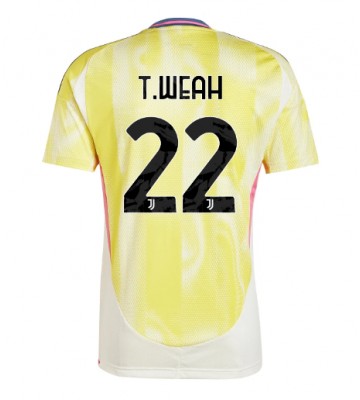 Juventus Timothy Weah #22 Segunda Equipación 2024-25 Manga Corta